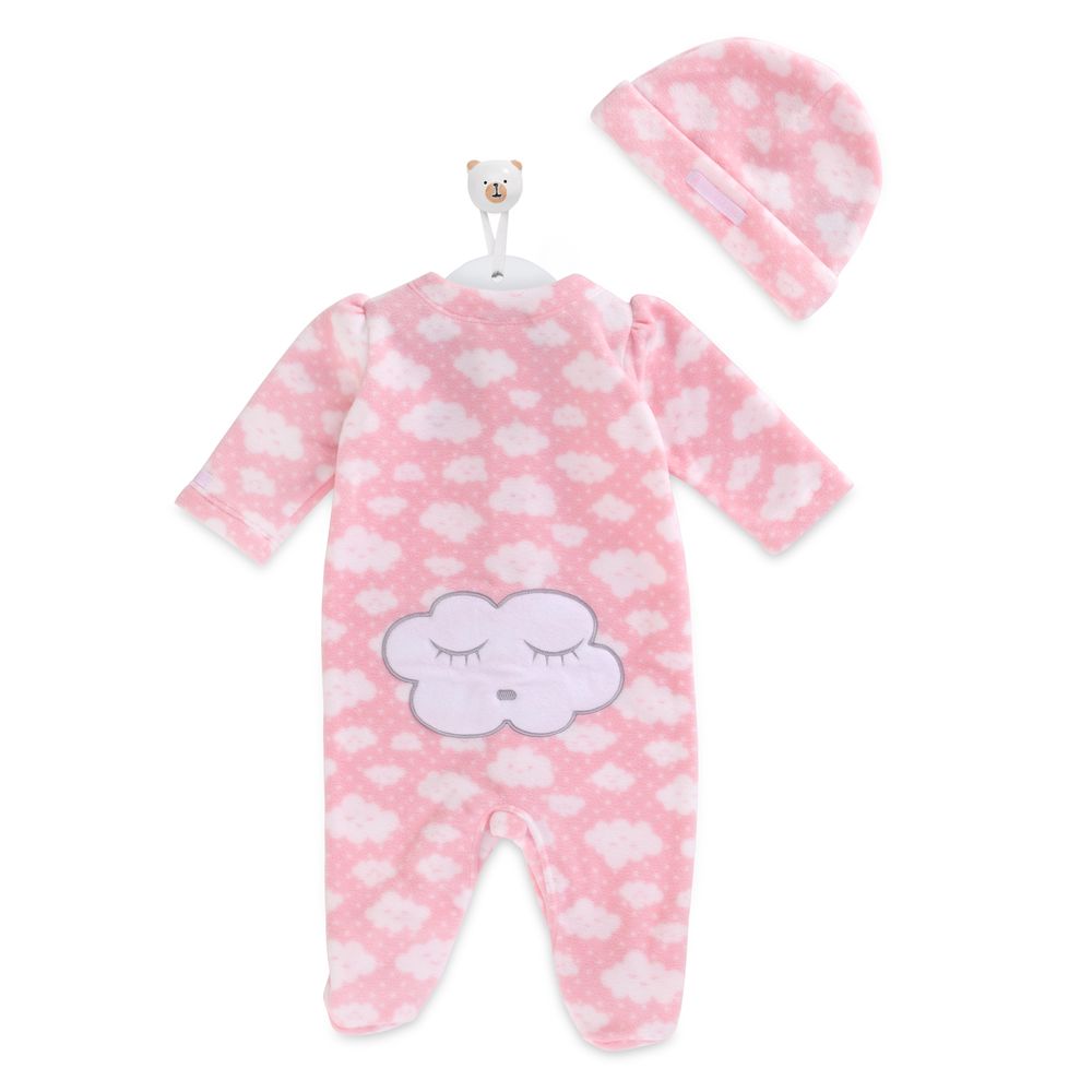 Macacão de Bebê Soft Nuvens - ROSA BEBE - paoladavinci-mobile