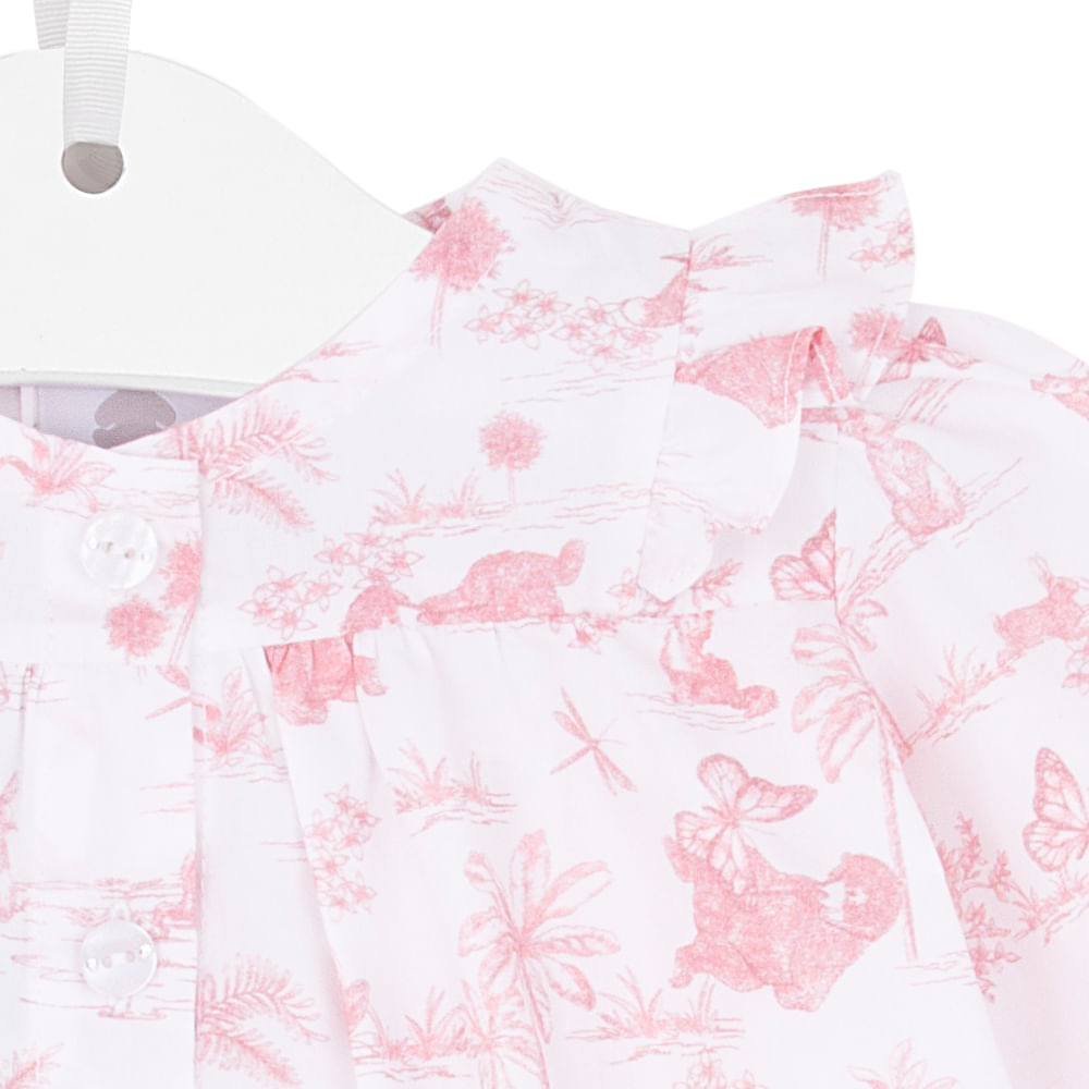 Bata Bebe Toile De Jouy Rosa Paoladavinci Mobile