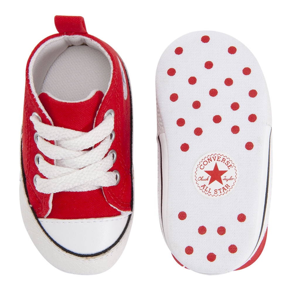 all star baby vermelho